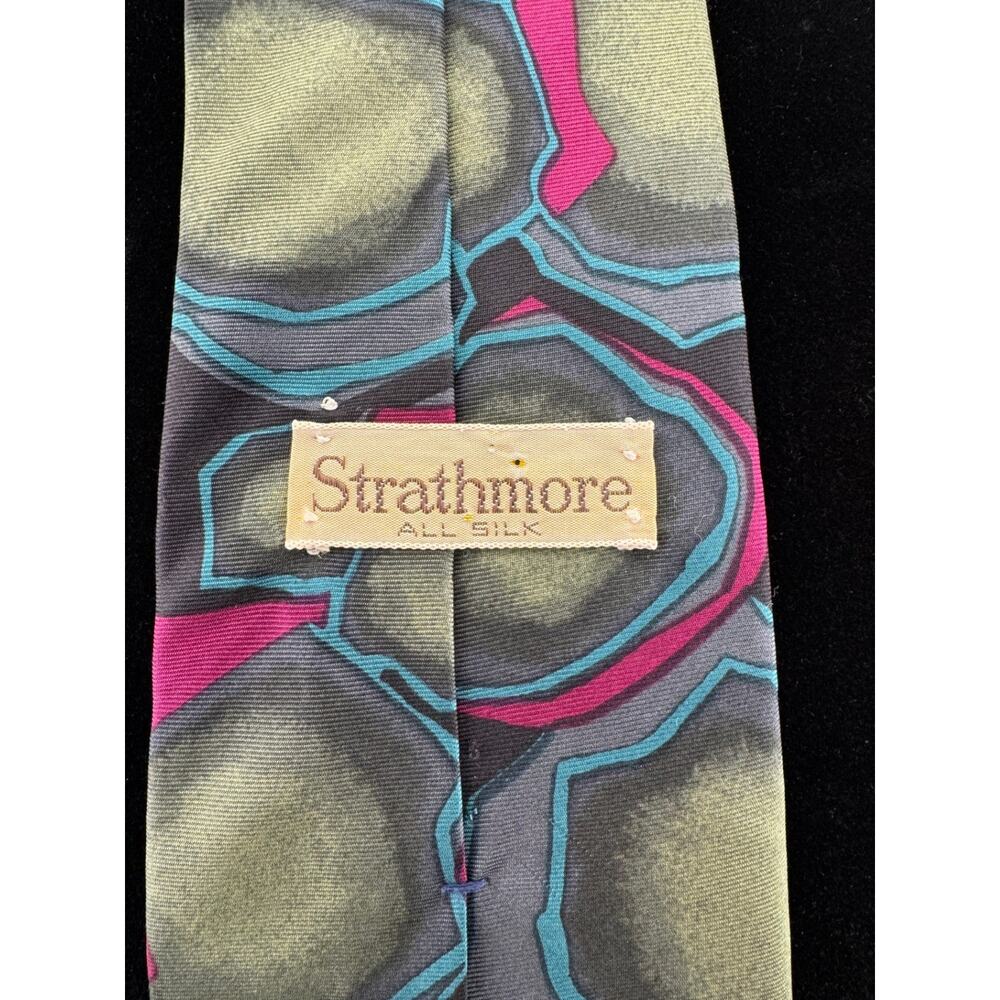 Colorful, Abstract Strathmore Necktie - Picture 6 of 11